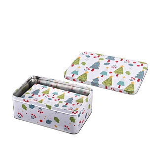 Christmas tin box